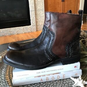 BED STU MEN DISTRESSED LEATHER BOOTS